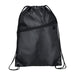 Front and Blank view of the Robin Drawstring Bag