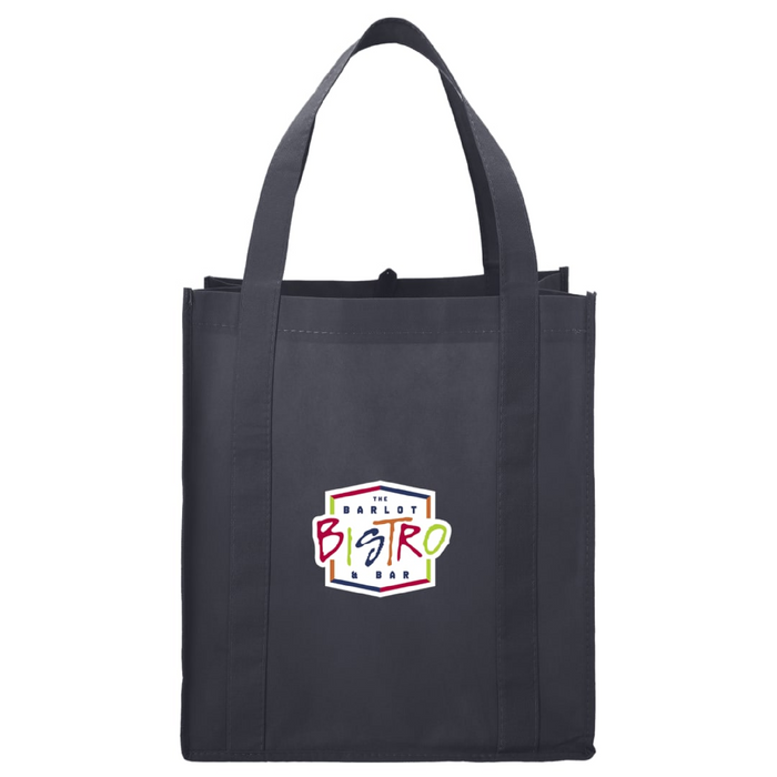 Front and Part Default Image view of the Little Juno Non-Woven Grocery Tote