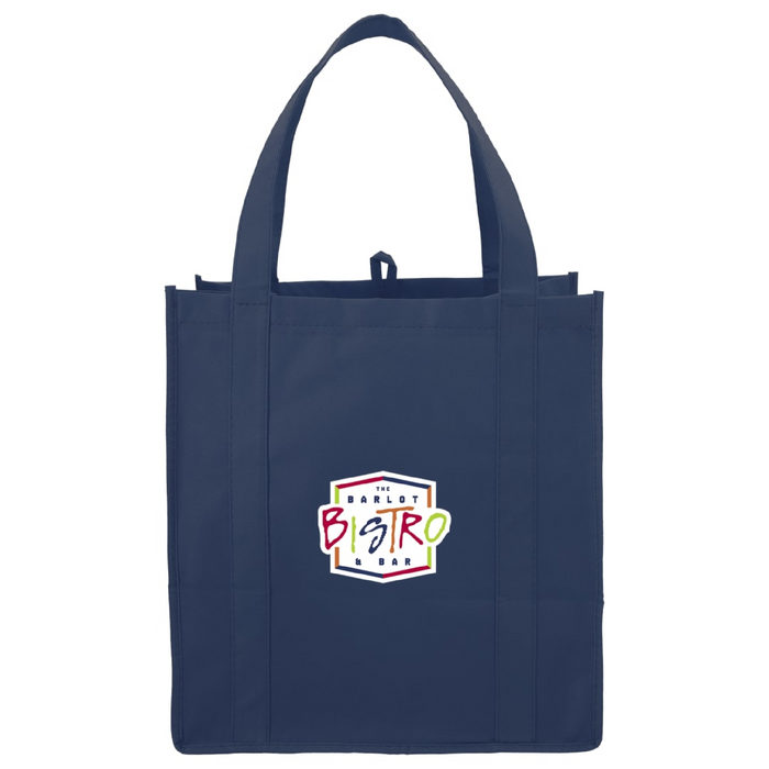 Front and Part Default Image view of the Little Juno Non-Woven Grocery Tote