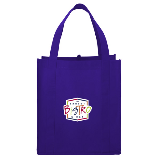 Front and Part Default Image view of the Little Juno Non-Woven Grocery Tote