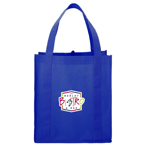 Front and Part Default Image view of the Little Juno Non-Woven Grocery Tote