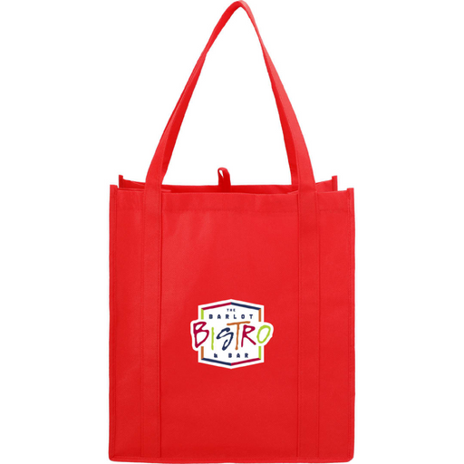 Front and Part Default Image view of the Little Juno Non-Woven Grocery Tote