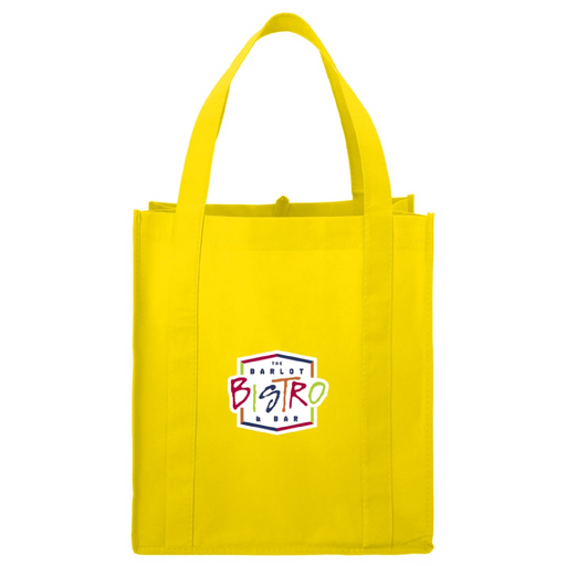 Front and Part Default Image view of the Little Juno Non-Woven Grocery Tote