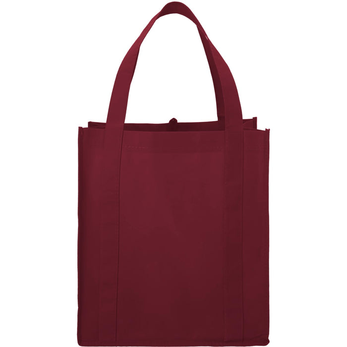 Front and Blank view of the Hercules Non-Woven Grocery Tote