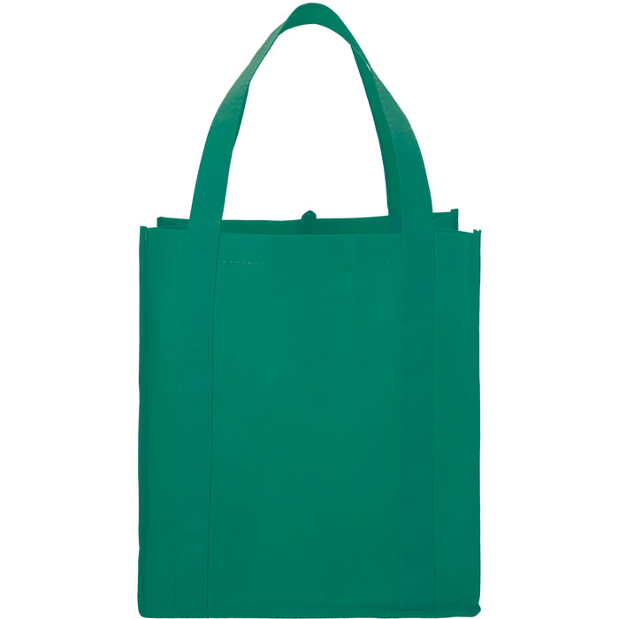 Front and Blank view of the Hercules Non-Woven Grocery Tote