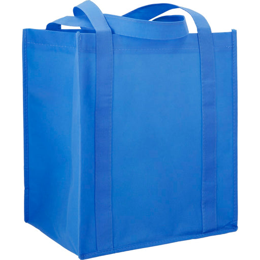 Angle-Right and Blank view of the Hercules Non-Woven Grocery Tote