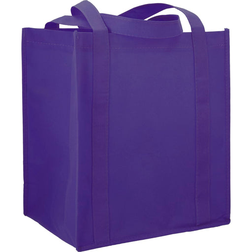 Angle-Right and Blank view of the Hercules Non-Woven Grocery Tote