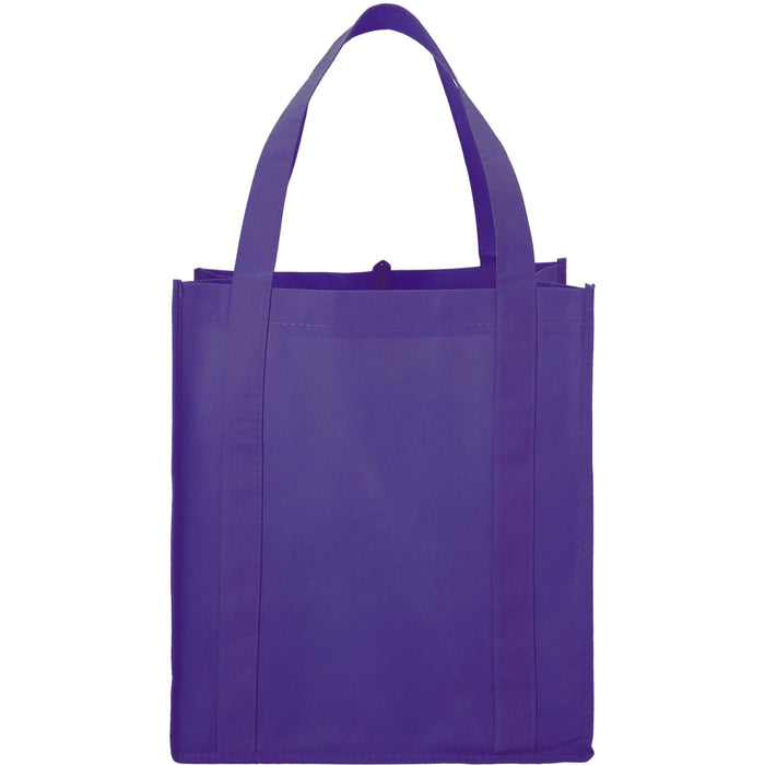 Front and Blank view of the Hercules Non-Woven Grocery Tote