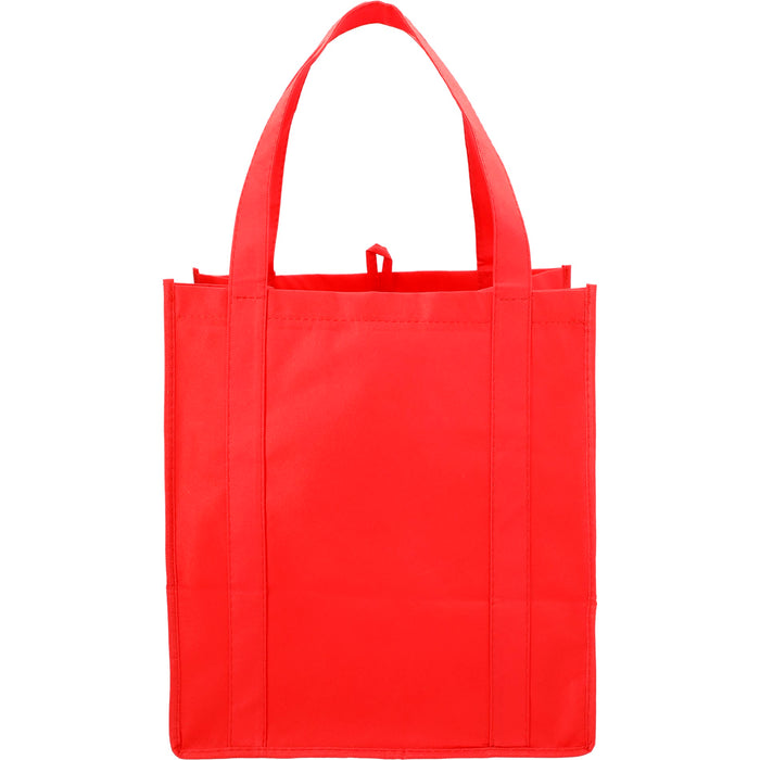 Front and Blank view of the Hercules Non-Woven Grocery Tote