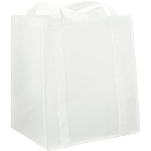 Angle-Right and Blank view of the Hercules Non-Woven Grocery Tote