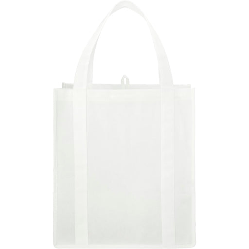 Front and Blank view of the Hercules Non-Woven Grocery Tote