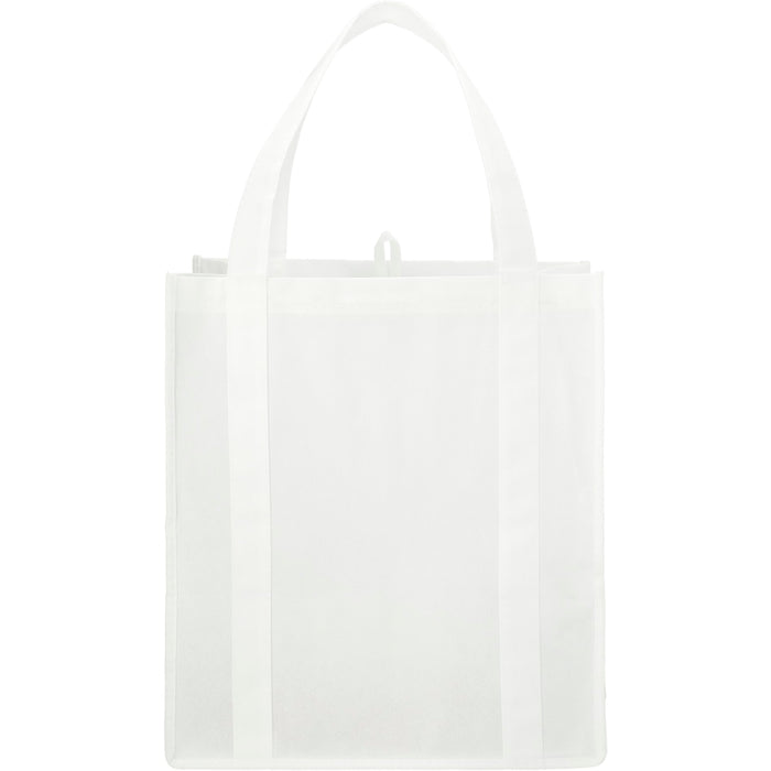 Front and Blank view of the Hercules Non-Woven Grocery Tote