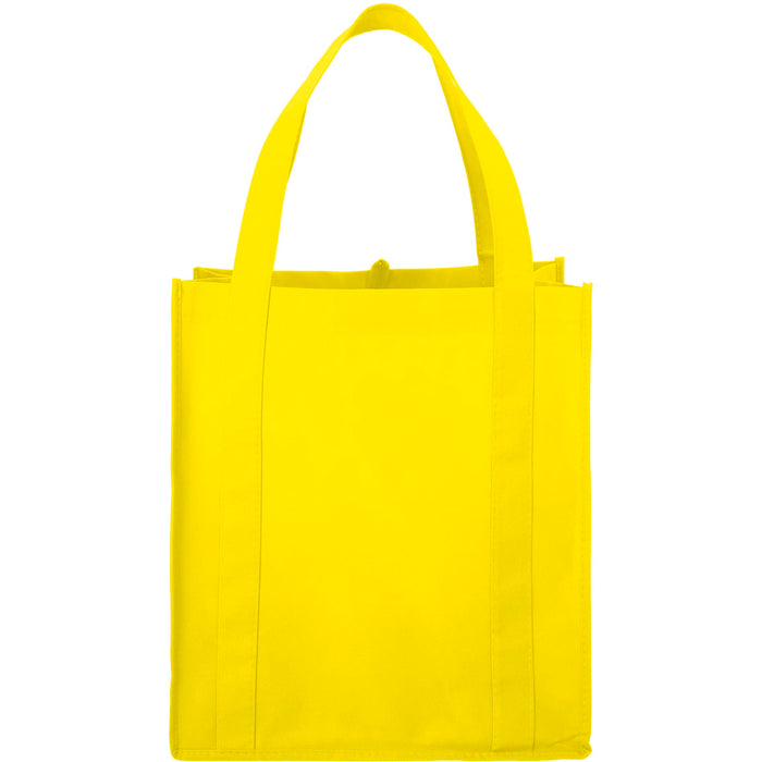 Front and Blank view of the Hercules Non-Woven Grocery Tote