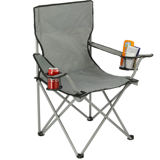 Angle-Right and Blank view of the Fanatic Event Folding Chair