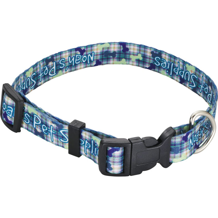 Front and Part Default Image view of the Full Color 3/4" Wide Pet Collar