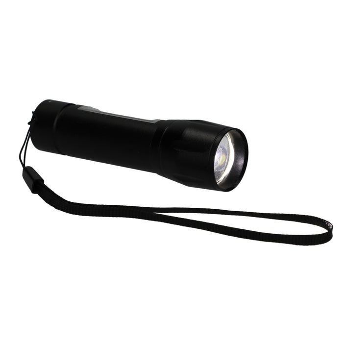 Angle-Right and Blank view of the Mini Eco Rechargeable 50 Lumen Flashlight