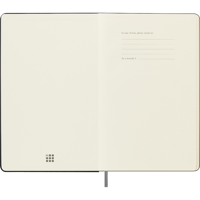 Moleskine ® Hard Cover Ruled Large Smart Notebook