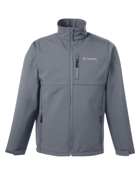 Front and Blank view of the Columbia Men's Ascender™ Soft Shell