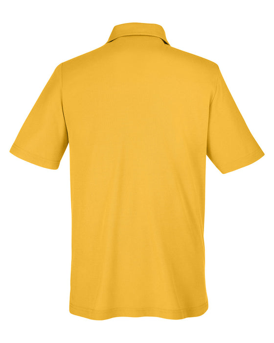 Rear and Blank view of the Men's Fusion ChromaSoft™ Pique Polo