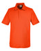 Front and Blank view of the Men's Fusion ChromaSoft™ Pique Polo