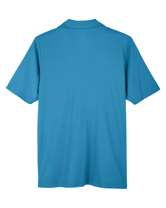 Rear and Blank view of the Men's Fusion ChromaSoft™ Pique Polo