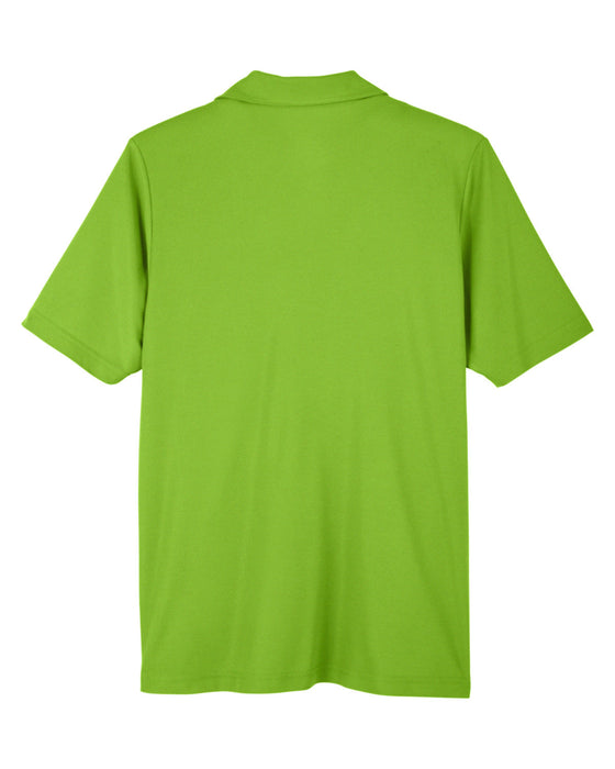 Rear and Blank view of the Men's Fusion ChromaSoft™ Pique Polo