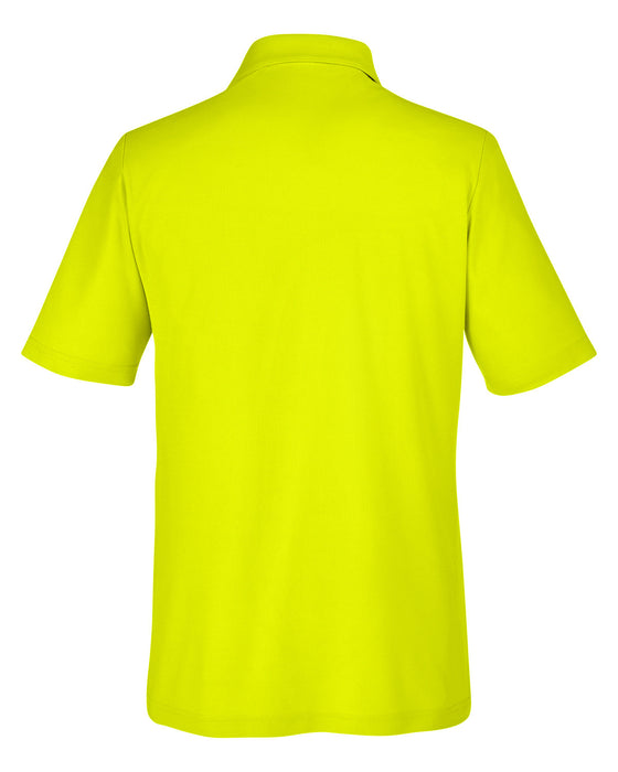 Rear and Blank view of the Men's Fusion ChromaSoft™ Pique Polo