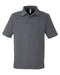 Front and Blank view of the Men's Fusion ChromaSoft™ Pique Polo