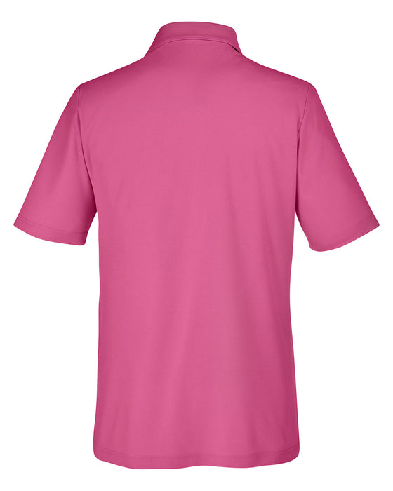 Rear and Blank view of the Men's Fusion ChromaSoft™ Pique Polo