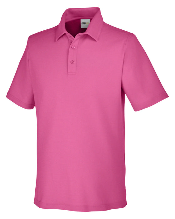 Right and Blank view of the Men's Fusion ChromaSoft™ Pique Polo