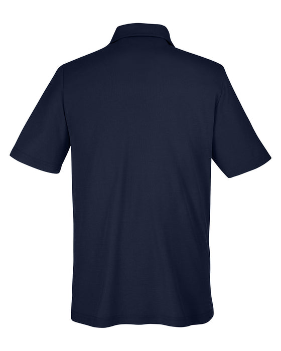 Rear and Blank view of the Men's Fusion ChromaSoft™ Pique Polo