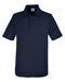 Front and Blank view of the Men's Fusion ChromaSoft™ Pique Polo