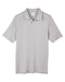 Front and Blank view of the Men's Fusion ChromaSoft™ Pique Polo