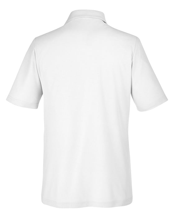 Rear and Blank view of the Men's Fusion ChromaSoft™ Pique Polo