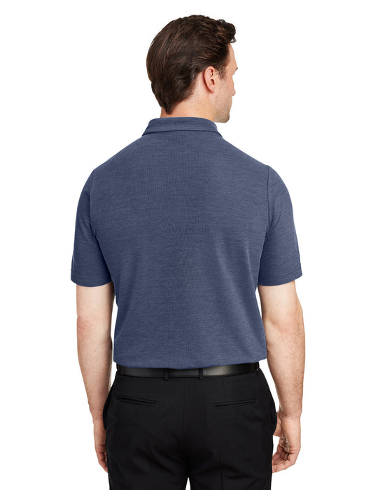 Rear view of the Men's Fusion ChromaSoft™ Pique Polo