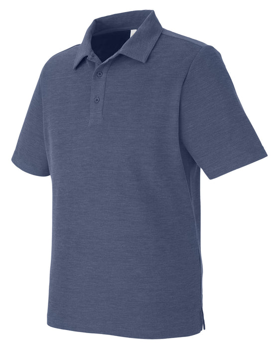 Right and Blank view of the Men's Fusion ChromaSoft™ Pique Polo