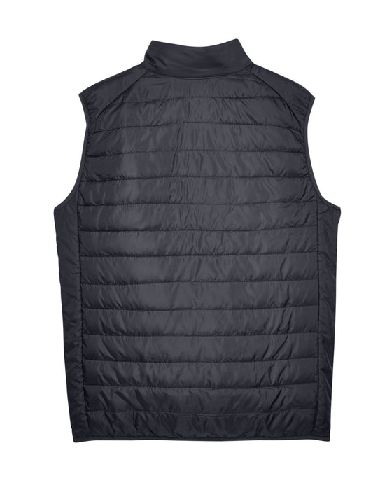 Rear and Blank view of the Men's Prevail Packable Puffer Vest