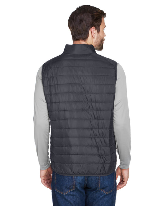 Rear view of the Men's Prevail Packable Puffer Vest