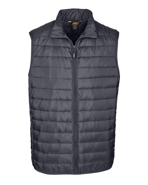 Front and Blank view of the Men's Prevail Packable Puffer Vest