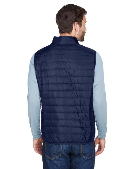 Rear view of the Men's Prevail Packable Puffer Vest