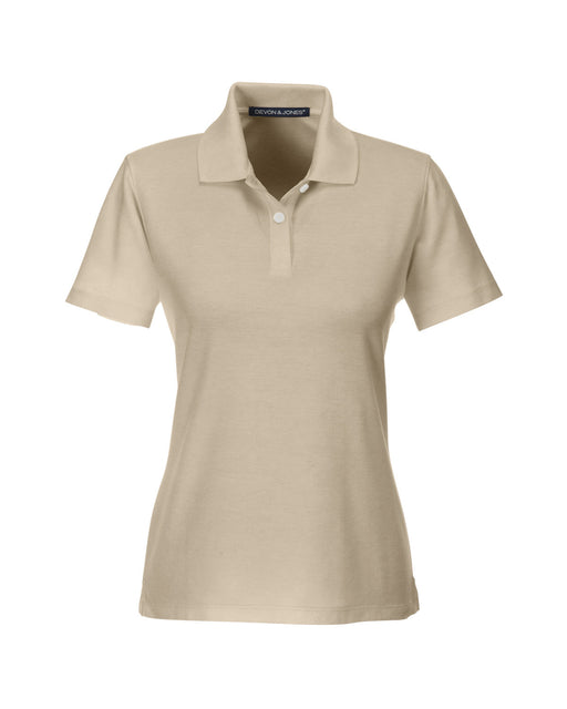 Front and Blank view of the Ladies' DRYTEC20™ Performance Polo