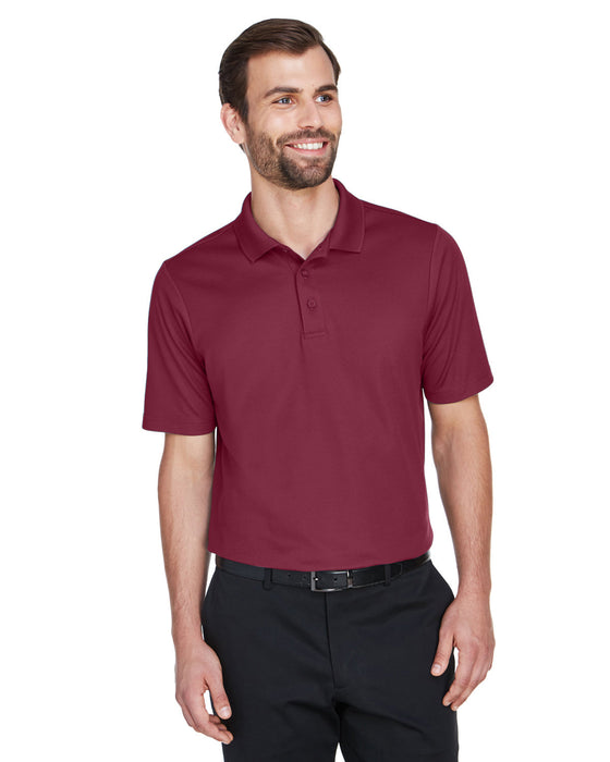 Front and Primary view of the CrownLux Performance™ Men's Plaited Polo