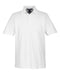 Front and Blank view of the CrownLux Performance™ Men's Plaited Polo