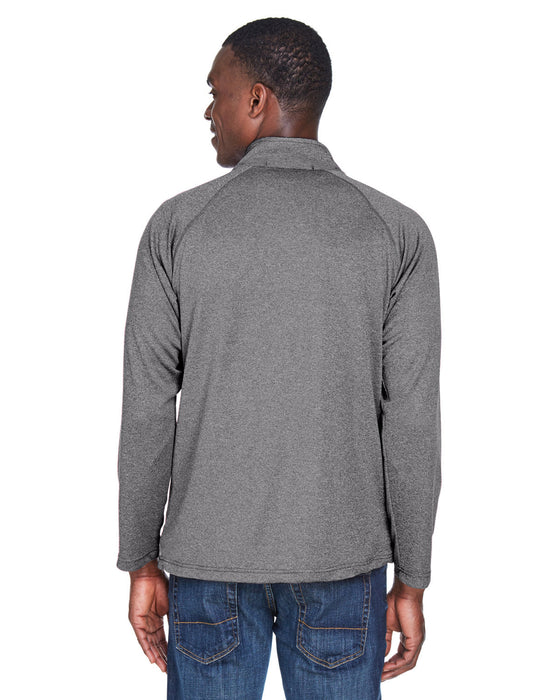 Rear view of the Men's Stretch Tech-Shell® Compass Full-Zip