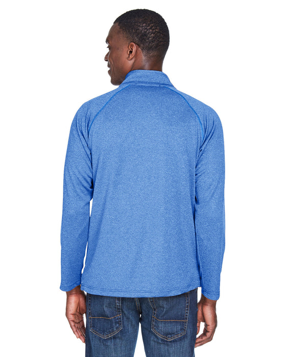 Rear view of the Men's Stretch Tech-Shell® Compass Full-Zip