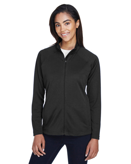 Front and Primary view of the Ladies' Stretch Tech-Shell® Compass Full-Zip