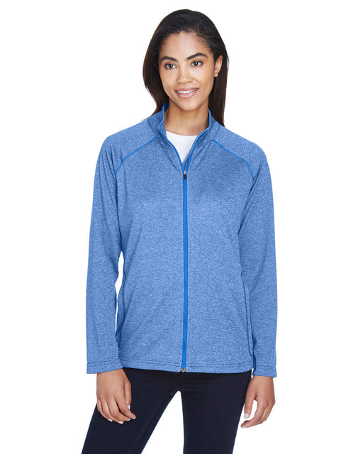 Front and Primary view of the Ladies' Stretch Tech-Shell® Compass Full-Zip