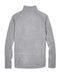 Rear and Blank view of the Adult Bristol Sweater Fleece Quarter-Zip