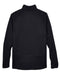 Rear and Blank view of the Adult Bristol Sweater Fleece Quarter-Zip