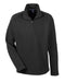 Front and Blank view of the Adult Bristol Sweater Fleece Quarter-Zip